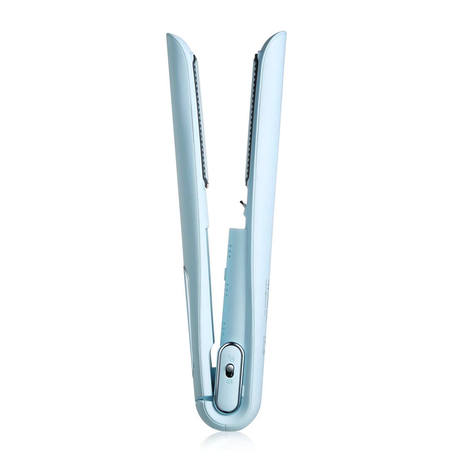 Keynice コードレスヘアアイロン マイナスイオン搭載 静電気抑制 ミニ ストレート&カール 2way メンズ対応 4800mAh 充電式 ワイヤレス コンパクト 携帯用 3段階温度調節 前髪用 収納ポーチ付き KN-2635