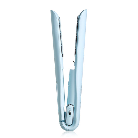 Keynice コードレスヘアアイロン マイナスイオン搭載 静電気抑制 ミニ ストレート&カール 2way メンズ対応 4800mAh 充電式 ワイヤレス コンパクト 携帯用 3段階温度調節 前髪用 収納ポーチ付き KN-2635