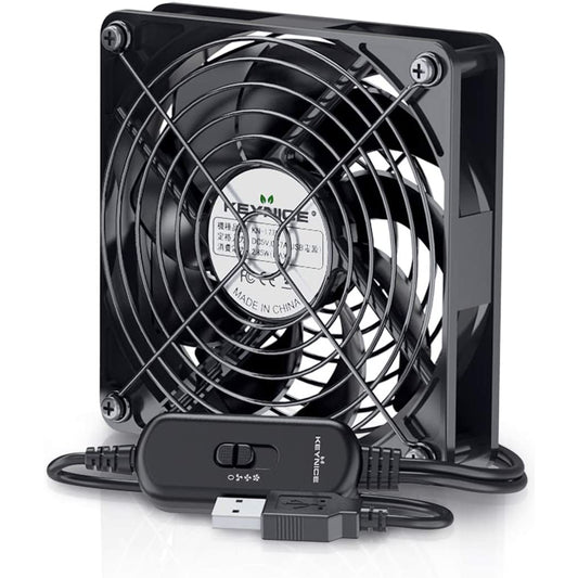 USB Cooling Fan Computer Cooling Fan Small Quiet Thin 12cm KN-1732