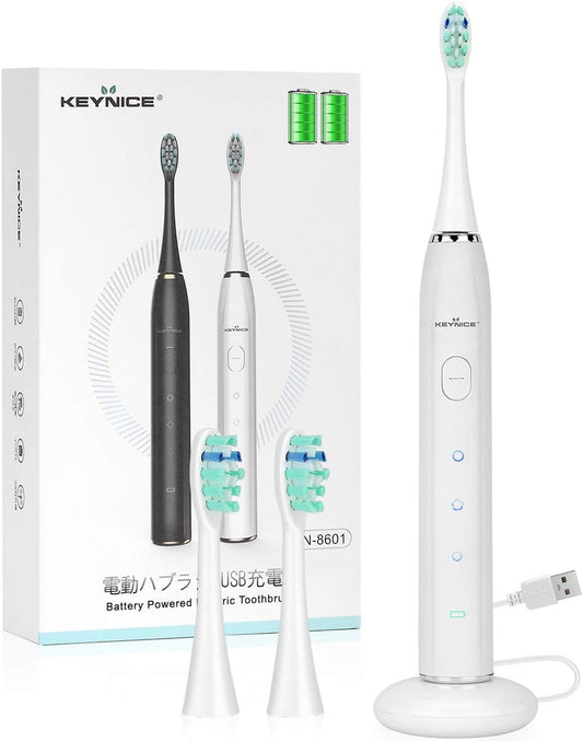 Keynice 電動歯ブラシ 音波式 ワイヤレス充電 KN-8601